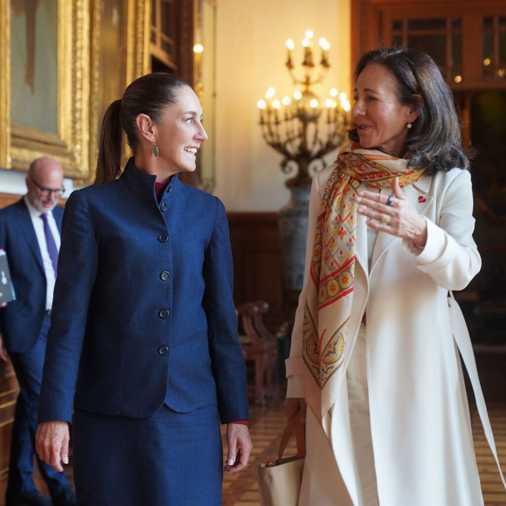 Claudia Sheinbaum y Ana Botín