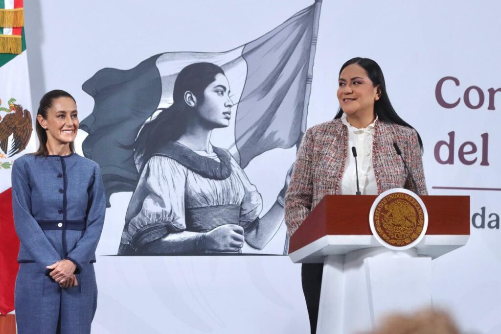 Claudia Sheinbaum y Adriana Montiel