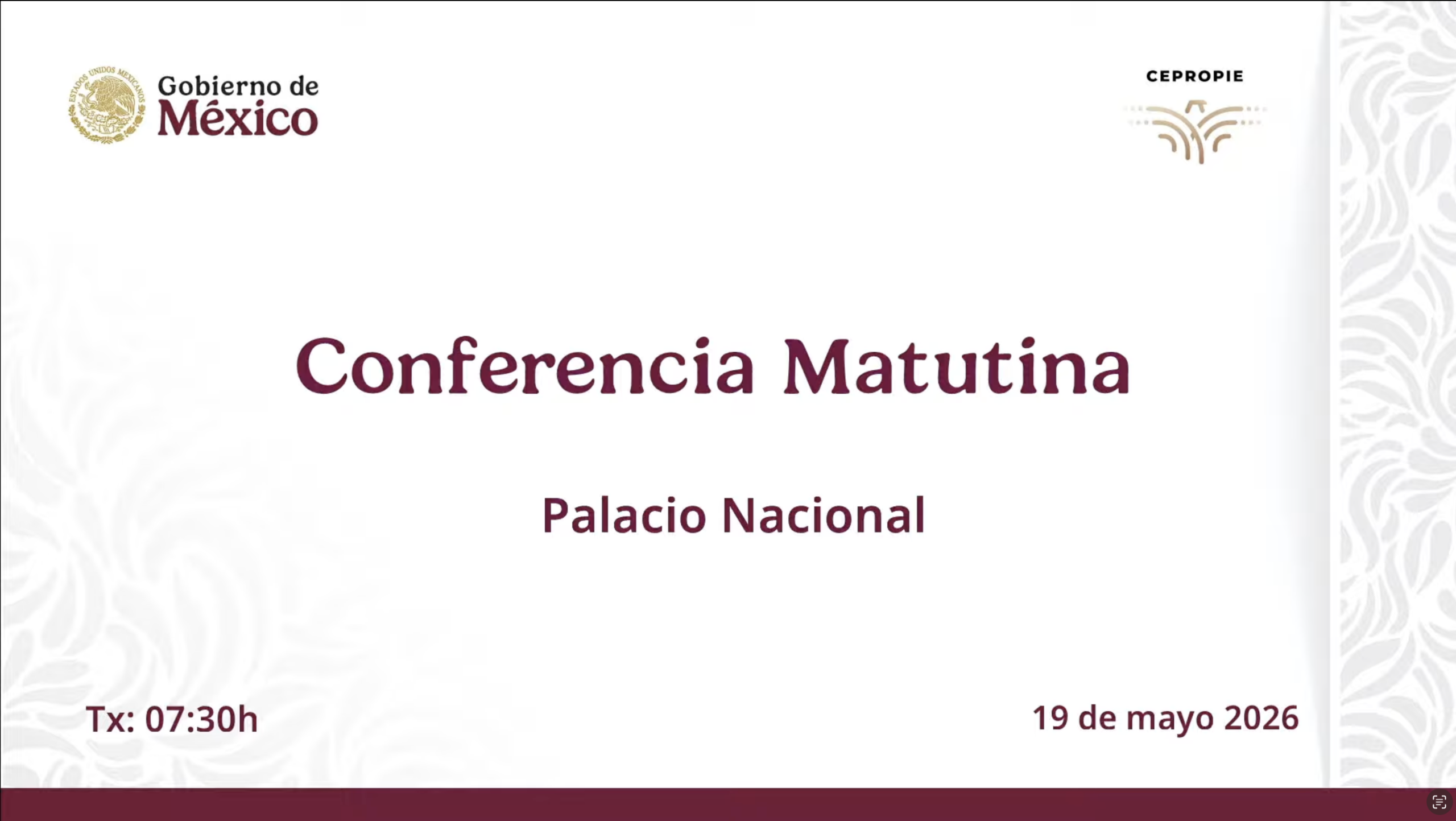Conferencia matutina 17 de junio 2026